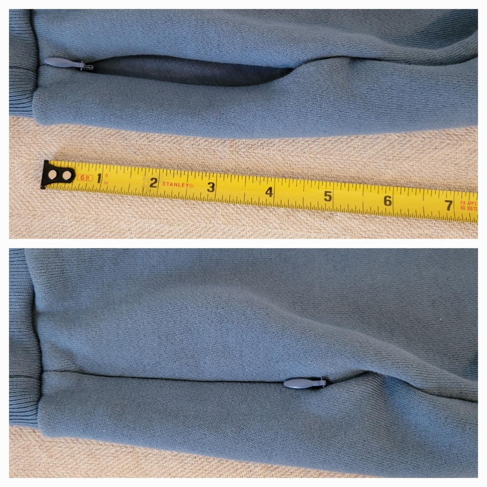 ADIDAS three bar 3B logo orbit hoodie sweatshirt in violet blue flattering fit - Picture 8 of 17
